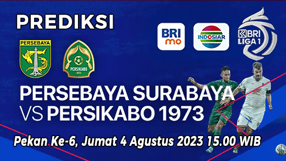 Prediksi Persebaya vs Persikabo 1973 pada Pekan ke-6 BRI Liga 1 2023-2024, 4 Agustus 2023